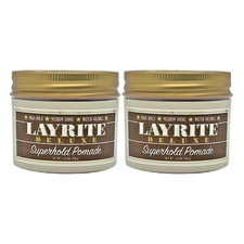 (2) Two Layrite Superhold Pomade 4.25 Oz picture