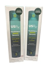 2 (1oz each) Urban Skin Rx YouthHero AM/PM Serums 2-in-1 Dual Formula picture