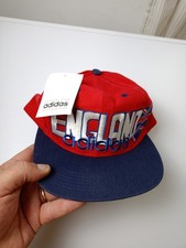 Vintage England Soccer National Team Adidas Snapback Hat World Cup Olympics New picture