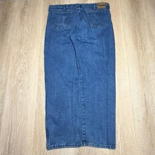Wrangler Men's Blue and Navy Jeans picture