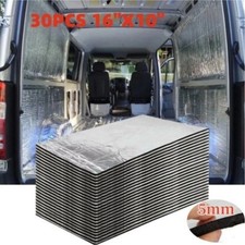 30Pack Firewall Sound Deadener Car Roof Heat Shield Insulation Deadening Mat picture