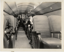 Vintage 1936 United Air Lines DC-3 Stewardess Cabin Interior Original Photo 8x10 picture