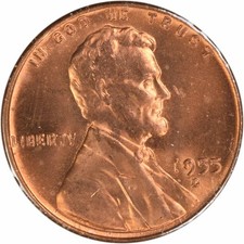 1955-D Lincoln Cent DDO FS-101 MS64RD Uncertified #403 picture