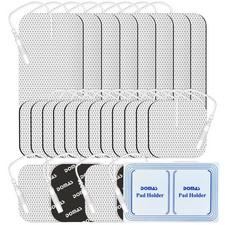 DOMAS 24 Pack 2x2&2x4 TENS Pads with Pad 2 x 2 inch, 2 x 4 White picture