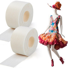 2 Rolls 6.5 Yards Fishbone Hem Tape for Sewing, Ban Roll Tape 1.37 picture