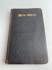 HTF Rare - His Will - C.M. & M.J. Ellinwood - 1907 - Divine Commands VTG picture