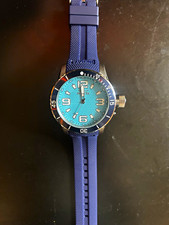 Invicta Specialty Men's Quartz Watch 100m Blue Dial Blue Silicone Strap picture
