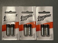 Energizer A23 Alkaline Batteries 6 Count Brand New Exp 3/2028 picture