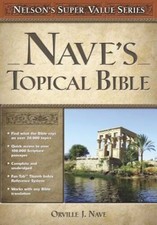 Naves Topical Bible (Super Value Series) - Hardcover - ACCEPTABLE picture