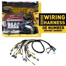 Engine Harness For Honda Civic Integra B16 B18 D16 OBD2 Tucked Budget D B-series picture