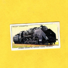 1936 Wills's Cigarettes Tobacco Card Express Locomotive #26 G/VG Paper Lost picture