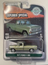 Greenlight 1971 Ford F-100 Explorer Special- Hobby Exclusive Ltd. Ed.- 1:64 picture