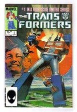 TRANSFORMERS #1 OF 4 First Issue Marvel Comic Book ~ FN picture