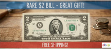 CRISP Uncirculated $2 Bill Two Dollar Note Banknote - Great gift picture