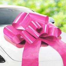 Zoe Deco - Big Car Bow - Pink, 30 Inch - Giant 30 (Pack of 1), Pink picture