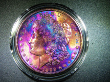 EF+/AU 1899-O MORGAN SILVER DOLLAR BEAUTIFULLY TONED COLLECTOR QUALITY M-2137 picture