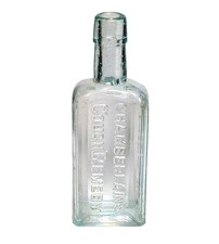 Antique 1890's Chamberlain's Cough Remedy Des Moines Iowa Medicine Bottle picture