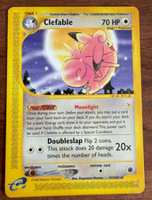 Clefable 41/165 Non-Holo Rare 2002 Pokemon Expedition E-Reader WOTC NM picture