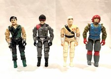 Vintage GI Joe ARAH Storm Shadow Low-Light Fast Draw Dial-Tone Action Figure Lot picture