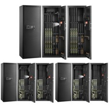 Uimoso 6-8/10-12/6-10 Rifles Gun Safe with Lock & Digital Keypad Removable Shelf picture