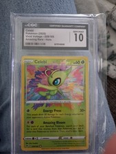 2020 Pokemon SWSH Celebi PSA 10 Gem Mint Vivid Voltage #009/185 Sword & Shield 9 picture