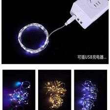 USB Star String Lights Christmas Copper Wire Fairy Holiday Decor picture