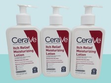 CERAVE ITCH RELIEF MOISTURIZING LOTION 8 OZ EXP: 2028 SET OF 3 picture