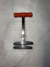 Vintage CHOP-RITE Stainless Jar Opener w/ Wooden Handle – Kitchen Tool picture