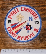 Far East Council 1979 Fall Camporee Camp Ryukyu II Vintage BSA Boy Scout Patch  picture