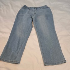 No Boundaries Straight Leg Jeans Women 11 Light Wash Blue Excellent High Rise picture