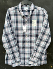 Sonoma Shirt Mens XL Plaid Stretch Perfect Length Supersoft MSRP $46 NWT picture