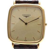 [N MINT] LONGINES Les Grandes Classiques L4.641.2 Gold Dial Quartz Men's Watch picture
