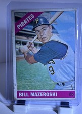 1966 Topps - Bill Mazeroski #210 Pittsburgh Pirates, Poor Condition picture