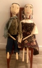 Handmade Cloth Doll, Primitive Dolls, Folk Art, Farmhouse Decor, Country Doll picture