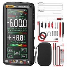 ANENG 683 Digital Multimeter True RMS 6000 Counts Touch Screen Rechargeable US picture