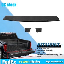 Tailgate MultiPro Molding Cap 3PCS For 2019-26 Chevrolet Silverado GMC Sierra  picture