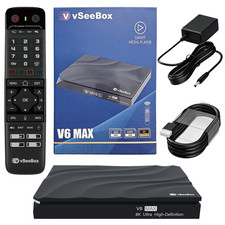 vSeeBox V6 Max Upgraded 8K HDR Android 14 TV Box 4GB 64GB WiFi6 Bluetooth 5.0 picture