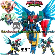 Quantum Heroes Dinoster Guardians Metatron Alpha Dragon Transformer Robot Figure picture