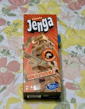 Hasbro Classic Jenga Game 54 Genuine Hardwood Blocks Complete Used Once picture