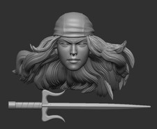 1/12 Comics Elektra Heroine Head Sculpt Fit 6'' ML Action Figure picture
