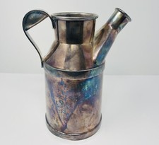 Reed and Barton Vintage Silverplate #25 Cocktail Shaker/Milk Jug Can READ picture