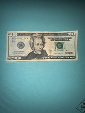 US Federal Reserve Note Low Number Serial Number One Dollar bill picture