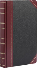 Boorum & Pease 9 Series Account Book, 500 Pages, Black Hardcover, Acid-Free picture