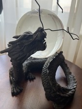 Vintage Bronze Dragon Okimono Meiji picture