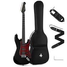 Donner DST-200 Electric Guitar HSS Pickup Solid Body With Bag Strap Tremolo Bar picture