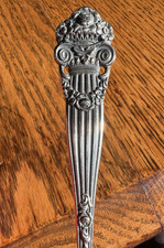 Towle Georgian Sterling Silver Serving Spoon Pat. 1898 Antique 7