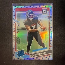 2023 Panini Donruss Optic - Rated Rookie SP Bijan Robinson #206 Stars Prizm (RC) picture