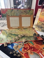 Vintage 1975 Tank Battle Board Game Milton Bradley Incomplete picture