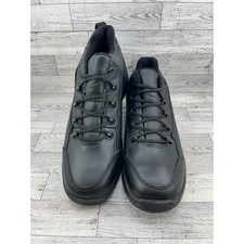 Reebok Men CP8475 SR/USA Postal Approved Leather Work Shoes Black Size 14M USA picture