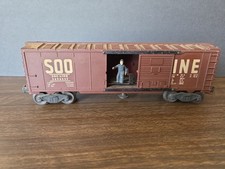 Scarce 1957 original Postwar Lionel 3494-625 Soo Line 3494625 Boxcar  picture
